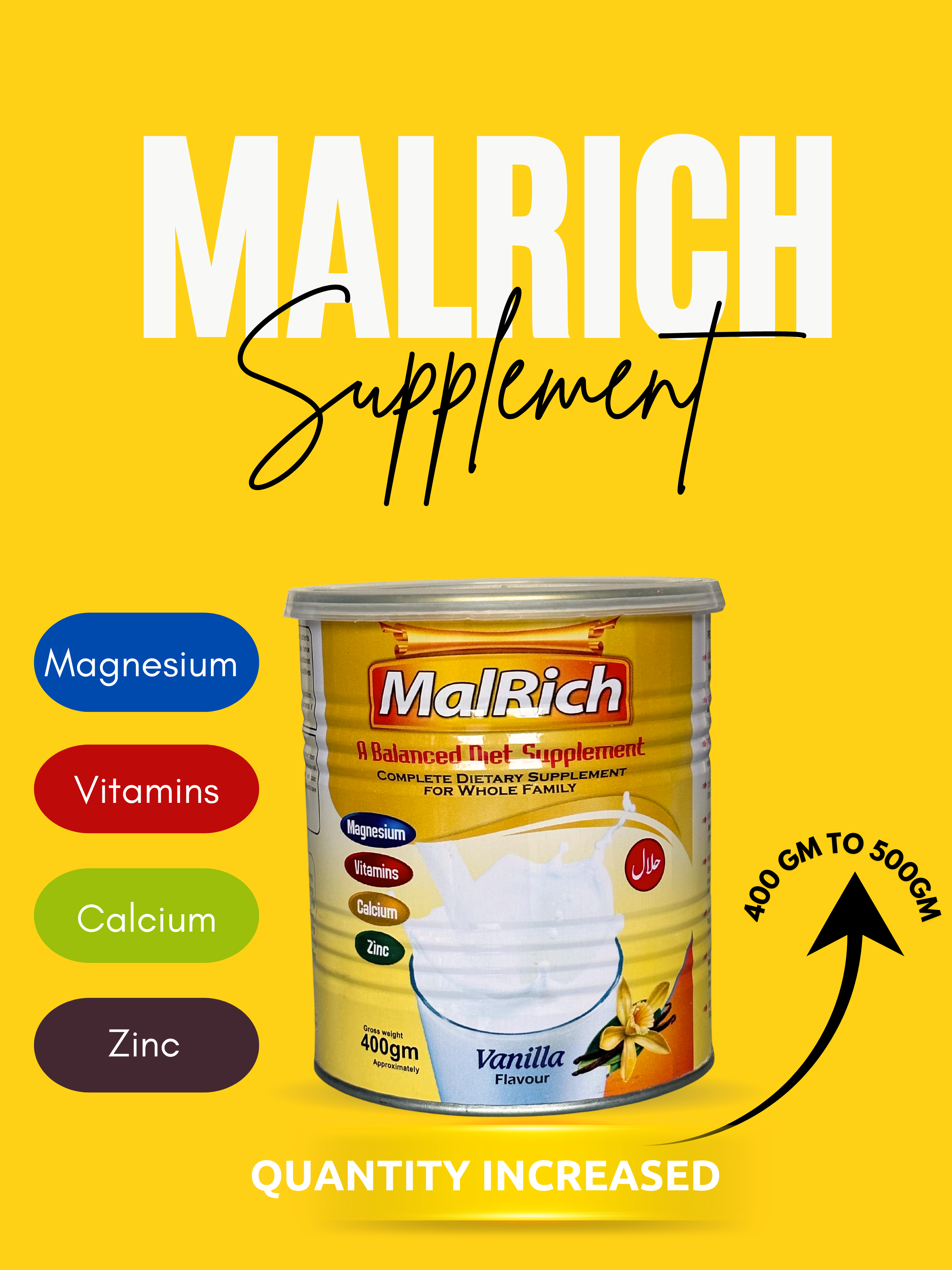MalRich Balanced Diet Supplement(500gm)