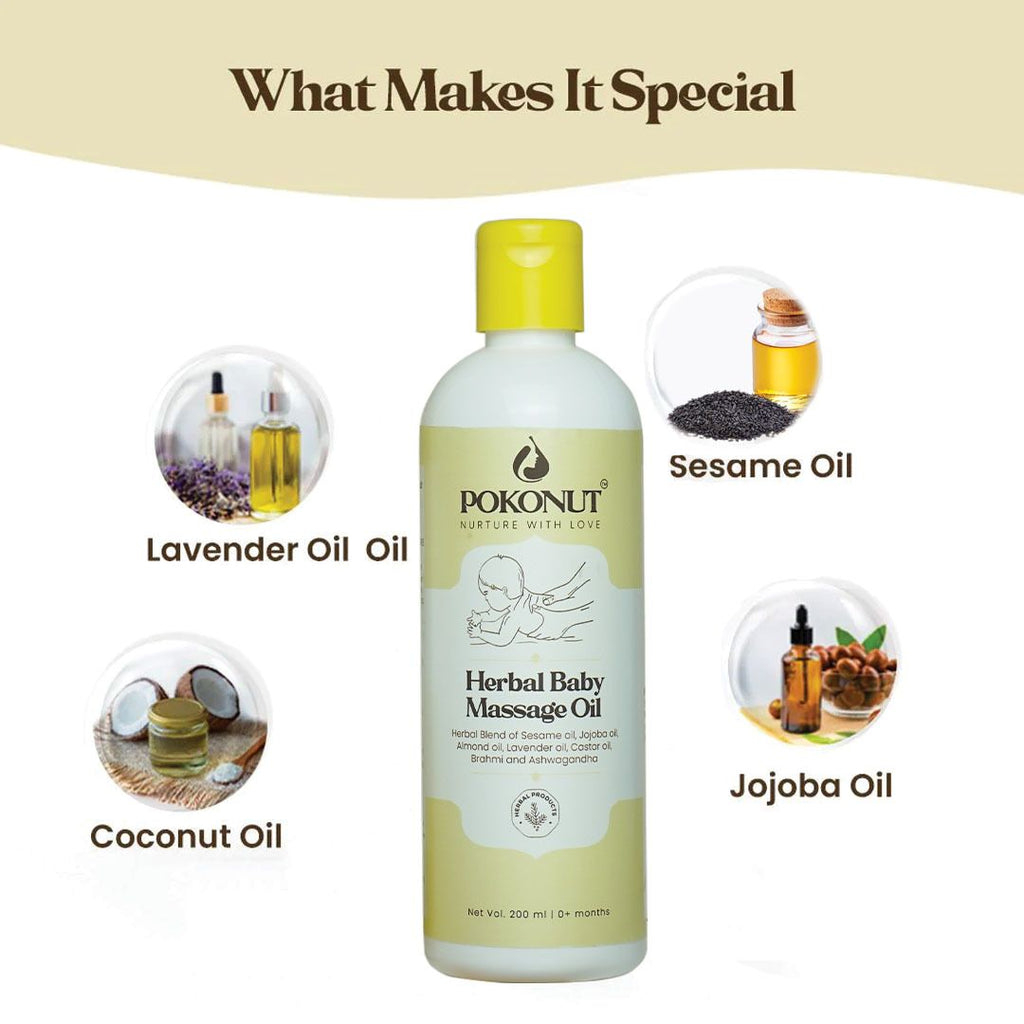 Herbal Baby Massage Oil-100ml